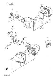 DR200 Поворотники