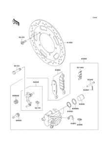  Передний тормоз
