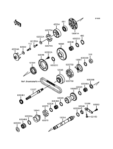 ZX900 Валансирный вал