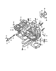 GS1000 Головка цилиндров