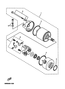 YP125E Стартерный мотор
