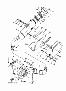 XT1200Z Выхлопная система