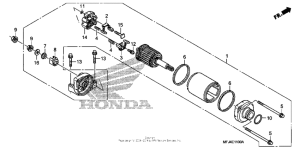 CBR600RR (ABS) Стартер