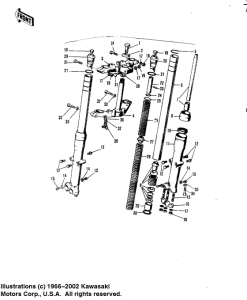  Вилка передней оси