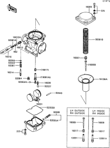 Z550 Карбюратор в разборе