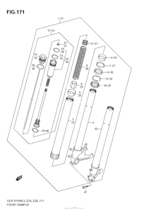 GSX-R1000Z Front Damper (Gsx-R1000L3 E03)