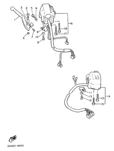 V-MAX12 Handle switch. lever