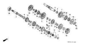 NX650 Трансмиссия