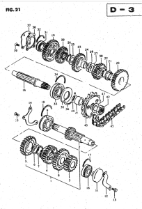GSX750 Трансмиссия