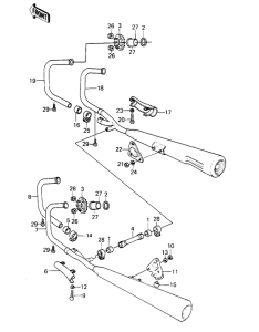 KZ550 Глушитель