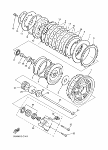 XJR1300C Сцепление