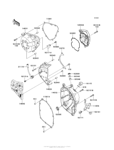 ZR1000 Крышки двигателя