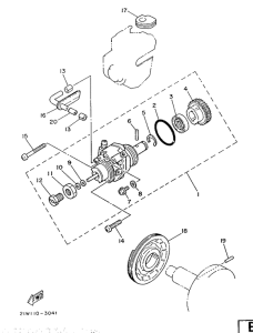 PW80 Масляный насос