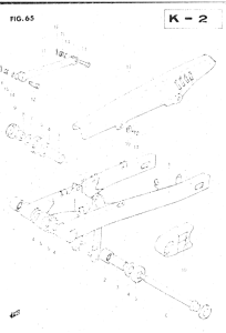 GSX500 Маятник задний