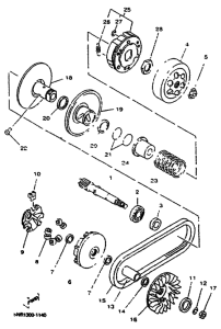 YP125E Бендикс