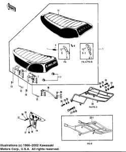  Seat / carrier / chain cover