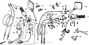  Handle switch + cable