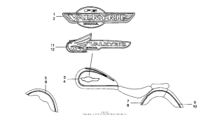 GL1500C Gl1500c stripe + mark