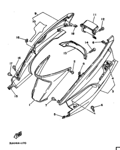 XC150 Боковые обтекатели