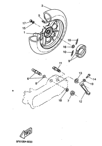 CW50RS Переднее колесо