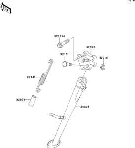 ZX1200 Подножка