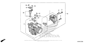 VT1300CT Корпус Дросселя