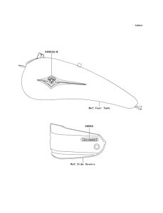 VN1600 Наклейки