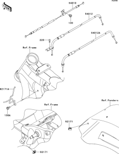 VN1700 Тросы управления