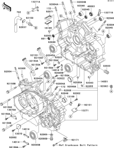 VN1500 Crankcase(1 / 2)(vn1500-l2)