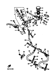 FZR1000 FZR1000E Передний тормозной цилиндр