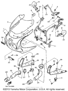 FZR1000WC Обтекатели