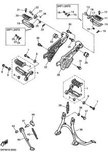 FZX750 ｽﾀﾝﾄﾞ.ﾌｰﾄﾚｽﾄ