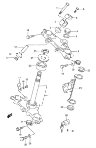 DR200 Траверса нижняя