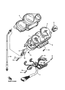 YZF600R YZF600RP Измерительный прибор