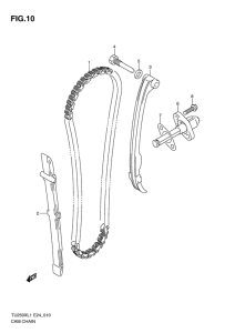 TU250 Держатель направляющей