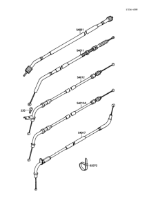 EL250 Тросы управления