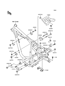 BJ250 Рама ,крепежные детали