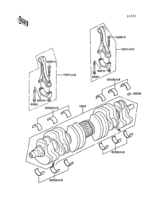 ZG1300 Коленвал