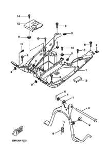 YQ100 Support & repose pied