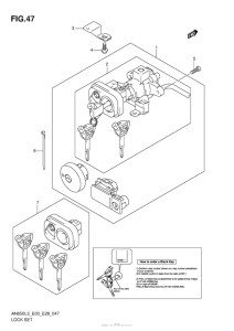AN650 Lock Set (An650Zl3 E28)