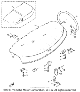 TX650 Сиденье