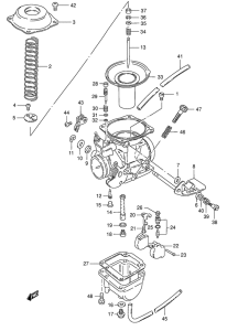 GN125 Carburetor assy