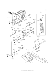 EX300 Подвеска  /  амортизатор