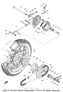 MX100B Переднее колесо