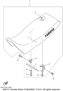 XT225NC Сиденье