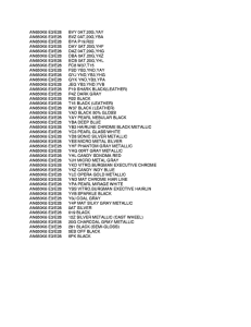 AN650 (ABS) Color chart