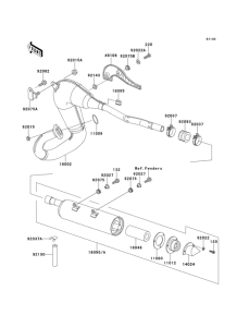 KMX125 Глушитель
