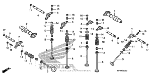 VT1300CS Распределительный вал и клапана
