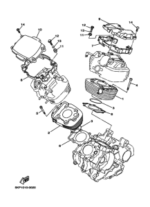 XVS650 Цилиндр