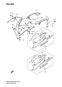 GSX-R1000 Under cowling